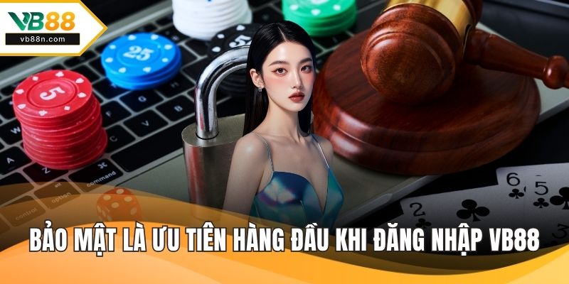 Bảo mật là ưu tiên hàng đầu khi đăng nhập VB88