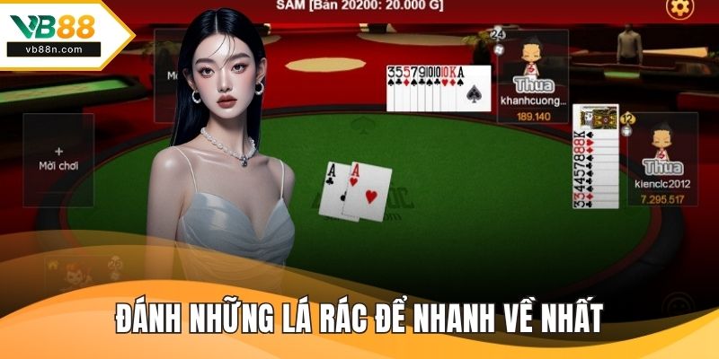 Đánh những lá rác để nhanh về nhất